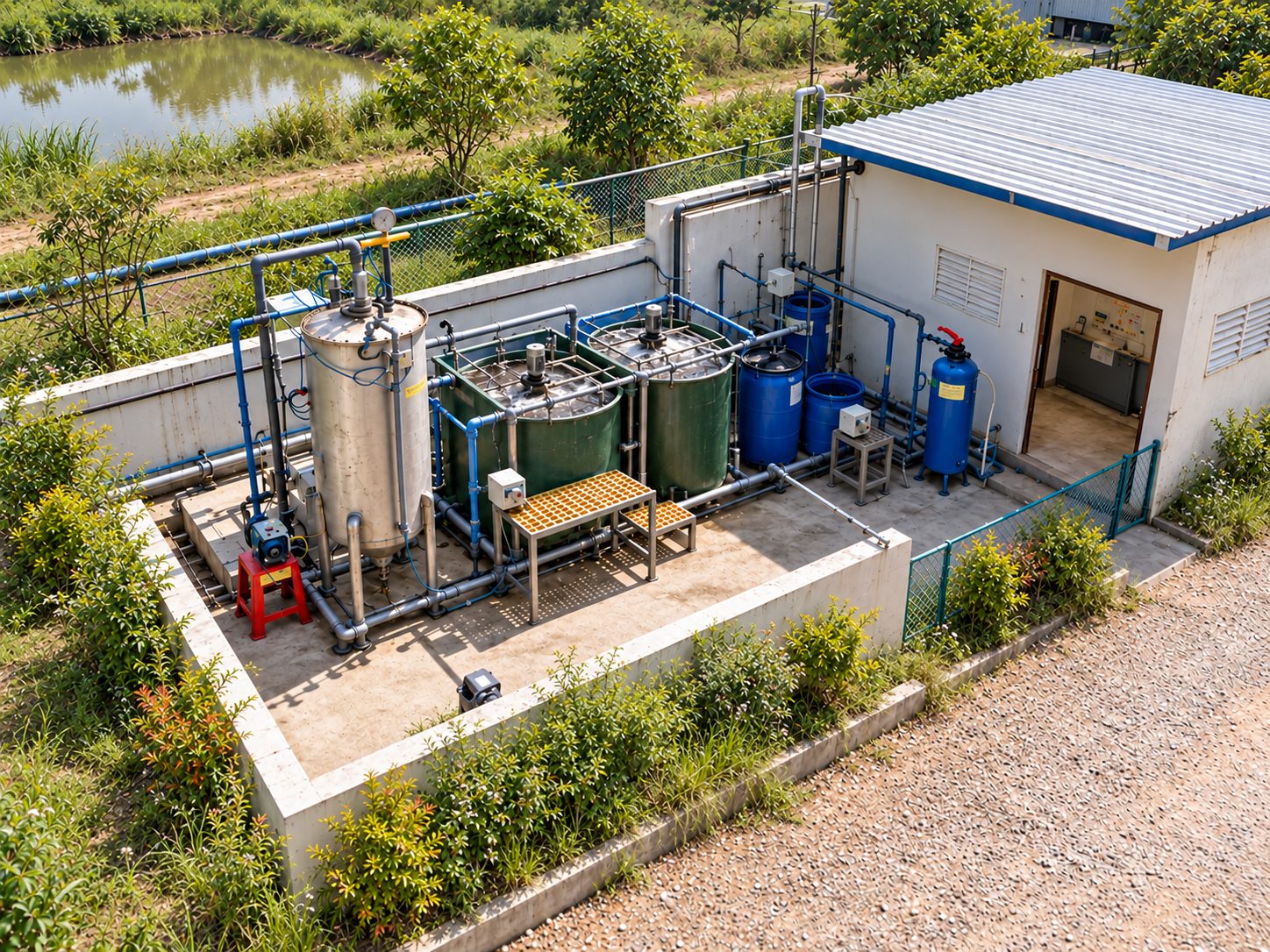 Treatment & Bioremediation of Industrial Used Water