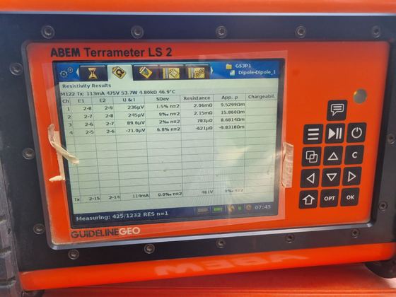 Digital Electrical Resistivity Meter (ABEM Terrameter)